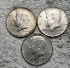 1964 kennedy half dollar - Silver (lot of 3)