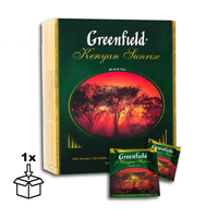 "Greenfield Schwarztee \"Kenyan Sunrise\", Schwarzer Tee - 2G X 100 Teebeutel, 200G"