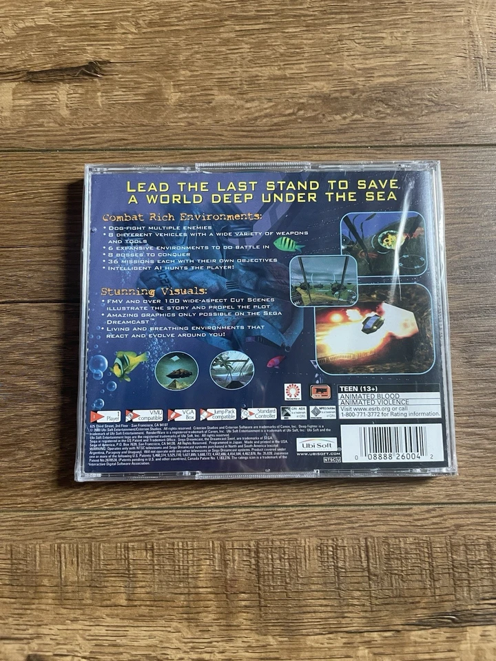 Deep Fighter Sega Dreamcast Sealed NEW Fast Shipping! - Image 2 of 4