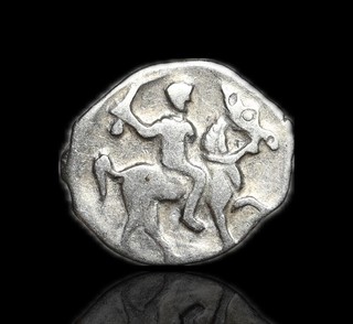 RUSSIA. Ivan IV "The Terrible" 1533 1584. Silver Denga Moscow mint