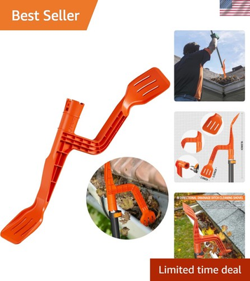 #ad #ad High Pressure Air Gutter Cleaner with Extensions Efficient Gutter Rake System $30.99