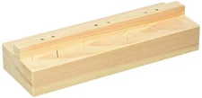 Nichi Nichi Tools Kiso Hinoki Press Mold, Pine, Bamboo, and Plum Design, Made in
