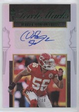 2019 Panini Passing the Torch Marks Green 1/10 Derrick Johnson #TM-DJ Auto 4f5