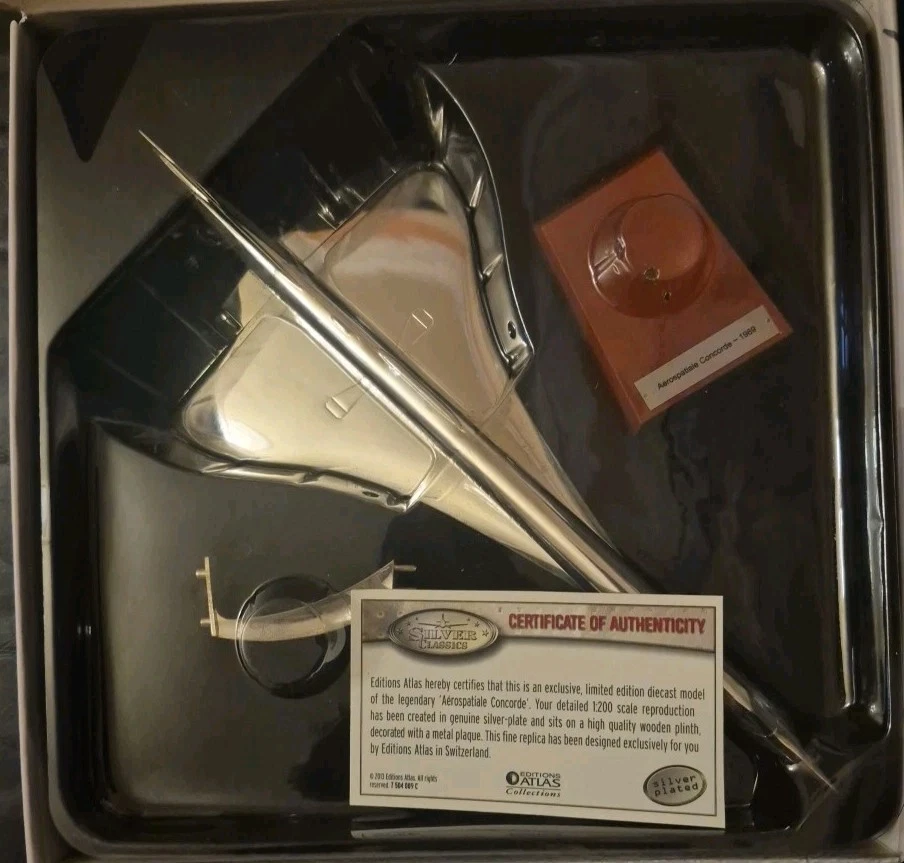 Atlas Editions Aviation * Silver Classics Aerospatiale Concorde 1:200 * - Image 3 of 4