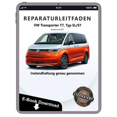 VW Transporter T7 Instandhaltung Inspektion Wartung Reparaturhandbuch E-Book