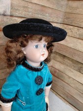 19" Bisque Head Doll Floradora By AM, Great Costume