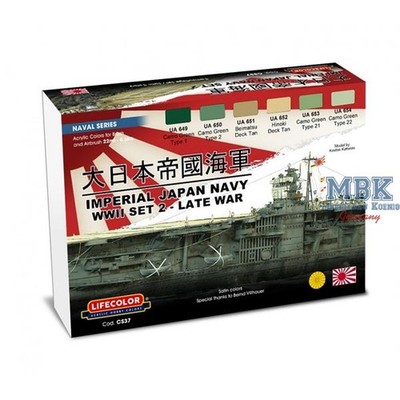LIFECOLOR LC-CS37 Imperial Japan Navy WWII late War - Set 2