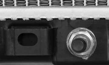 Radiador para 01-10 Chrysler PT Cruiser L4 fila única (sin turbo) Foto 4 de 4