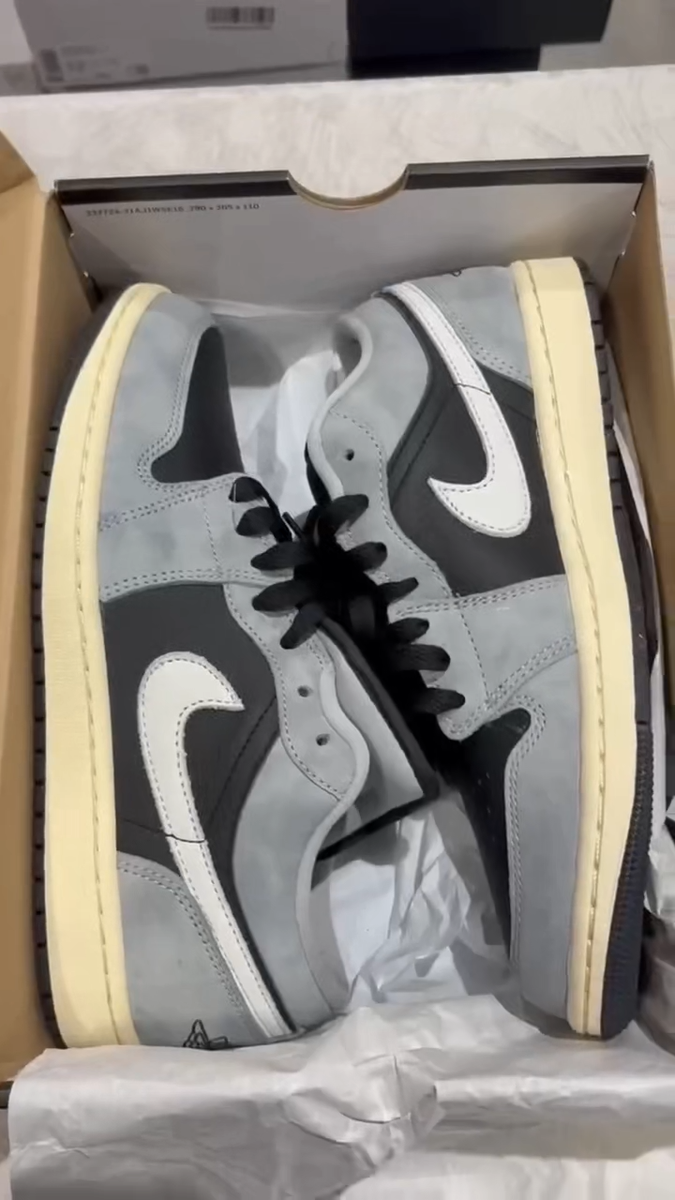 Size 10.5 - Air Jordan 1 Low Light Smoke Grey for sale online | eBay