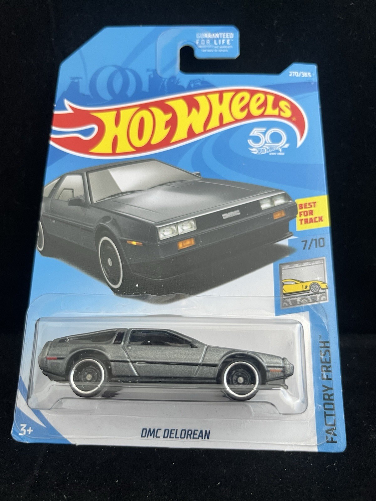 2018 Hot Wheels DMC DELOREAN Factory Fresh 7/10 Gray | Hot Wheel 270/365