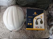 Set Of JSP Hard Hat & Delta Plus Ear Defenders. See Pics. Brand New