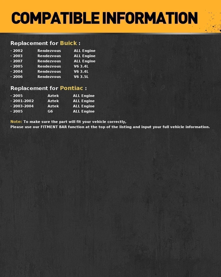 Alternator for Buick Rendezvous V6 3.4L 2002-2005,V6 3.5L 2006-2007 13866 Foto 2 de 4