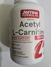 Jarrow Formulas Vegan Acetyl L-Carnitine Caps...