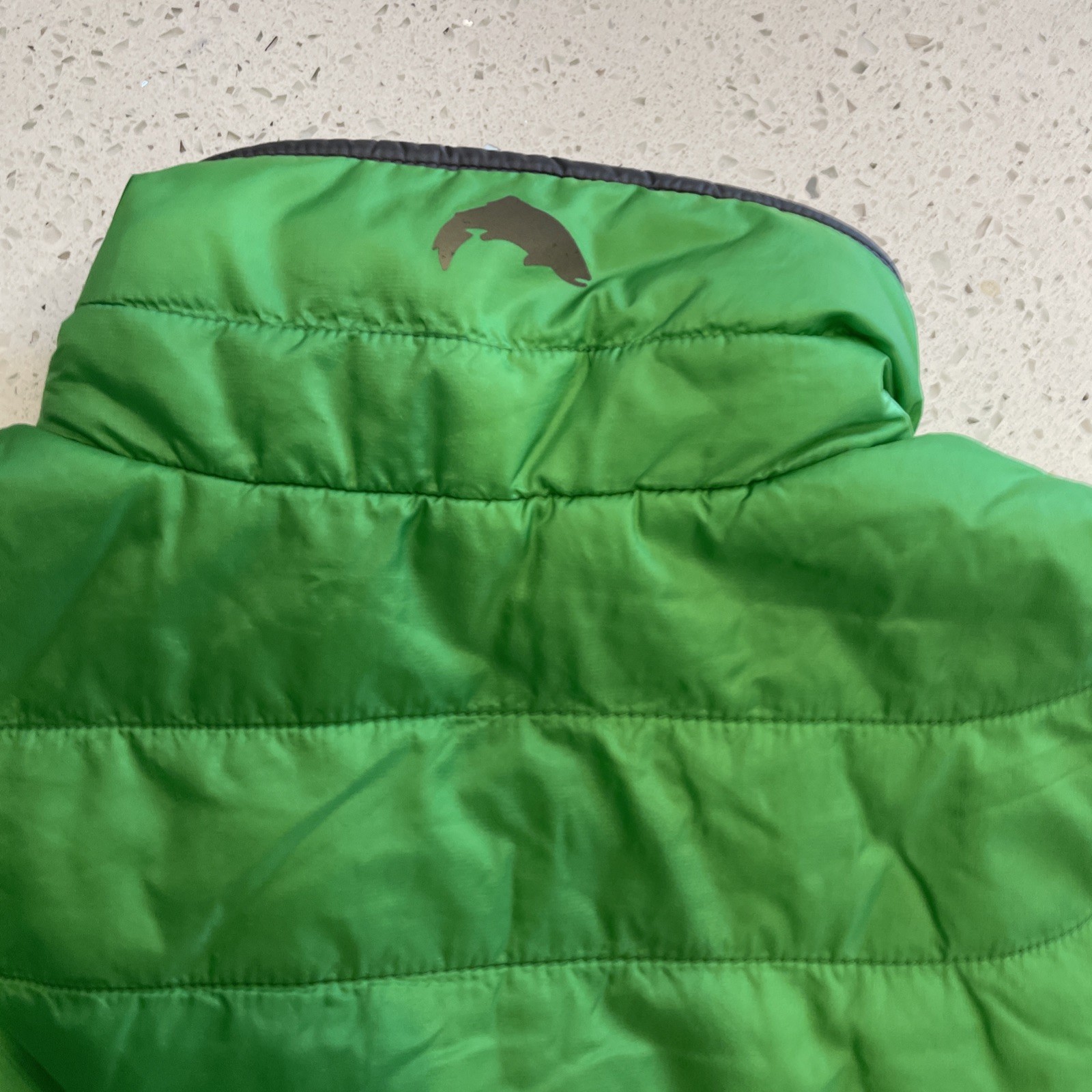 Simms Jacket Womens Medium Green Packable Puffer … - image 8