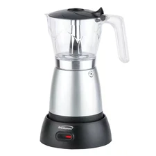 6-Cup Machine à expresso électrique argent