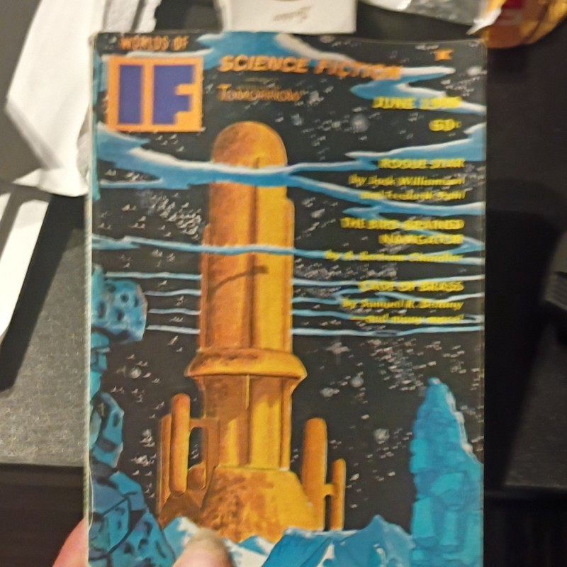 Worlds of If Science Fiction June 1968 Vol 18 Illustrated Pohl Tiptree