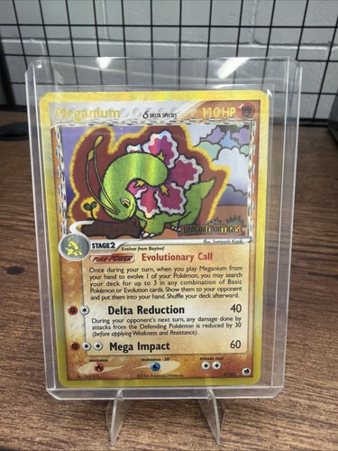 Pokemon TCG Meganium Delta Species 4/101 Holo Rare Dragon Frontiers 2006