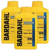 3 Lt ÖL Semi-Synthetische Motorrad 4T Bardahl XTM Synt 15W50 Jaso MA2 Polar Plus