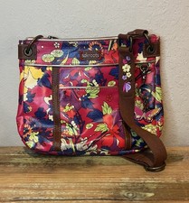 Sakroots Artist Circle floral coated canvas Crossbody Bag