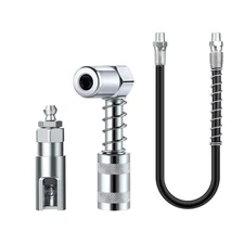 1 Set Grease Nozzle Adapter Grease Gun-Accessory 90 Degree Coupler Adapter Tool