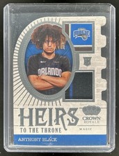 2023-24 Panini Crown Royale Anthony Black Heirs to the Throne Jersey RC #HT-BLK