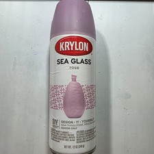 NOS Discontinued 2019 Krylon Sea Glass Rose Spray Paint 12 oz 9051