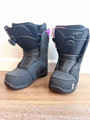 Nidecker Maya Women s Snowboard Boots BOA Dial Black/Purple US 6 Soft Flex
