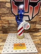 Squeeze Me Statue of Liberty Squeeze Chicken 10" USA Flag Screaming Prank/ Gag