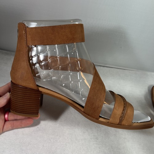 Sandalia Sperry Top-Sider Mujer CUERO Adelia York Marrón Tacón ZAPATO HEBILLA 12 M - Imagen 3 de 16