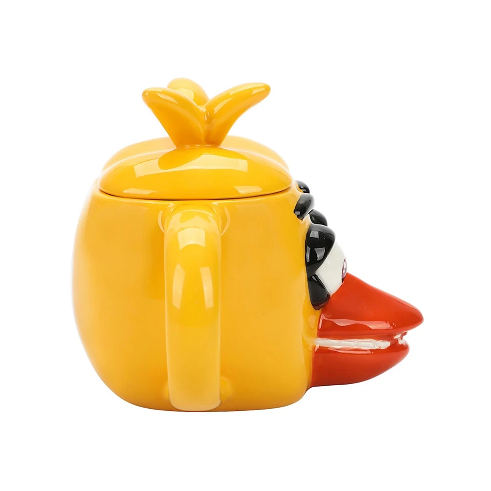 Caneca de cerâmica esculpida com tampa Five Nights At Freddy's Chica 15 oz - Imagem 3 de 4