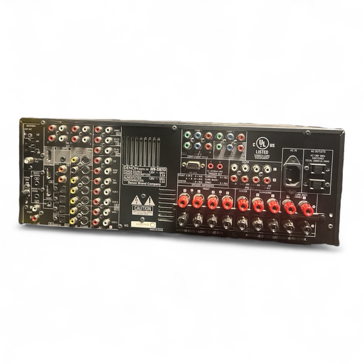 Denon AVR-2307CI 7.1 CH Multi Zone Home Theater Stereo Receiver | eBay