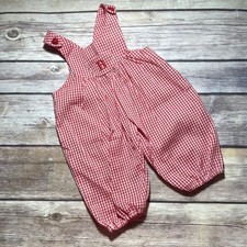 American Girl Doll Bitty Baby Twins Fun in the Sun Set Red White Gingham Romper