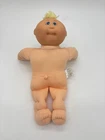 Vintage Cabbage Patch Doll Boy Yellow Yarn Hair 1982