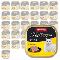 Animonda Vom Feinsten Senior 32X100G Nassfutter FüR Katzen Mit GeflüGel