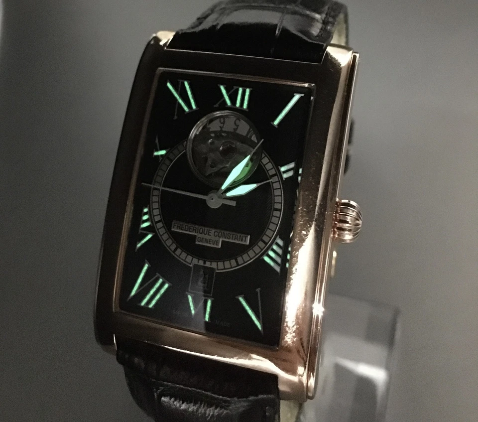 [Exc+5] Frederique Constant Heartbeat FC-303/310/315X4C4/5/6 Gold AT Men's Watch - Image 4 of 4