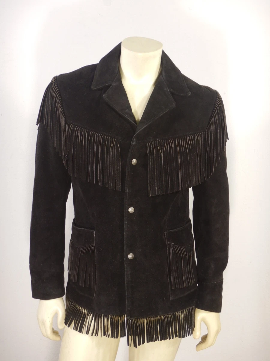 美品 黒L Supreme Schott Fringe Suede Coat SCHOTT Fringe Coats, Jackets & Vests for Suede Outer Shell Men for