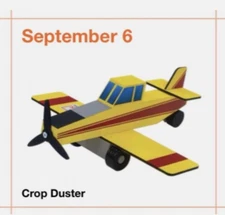 New Home Depot Crop Duster Airplane Kids Workshop Kit Pin September 2025 