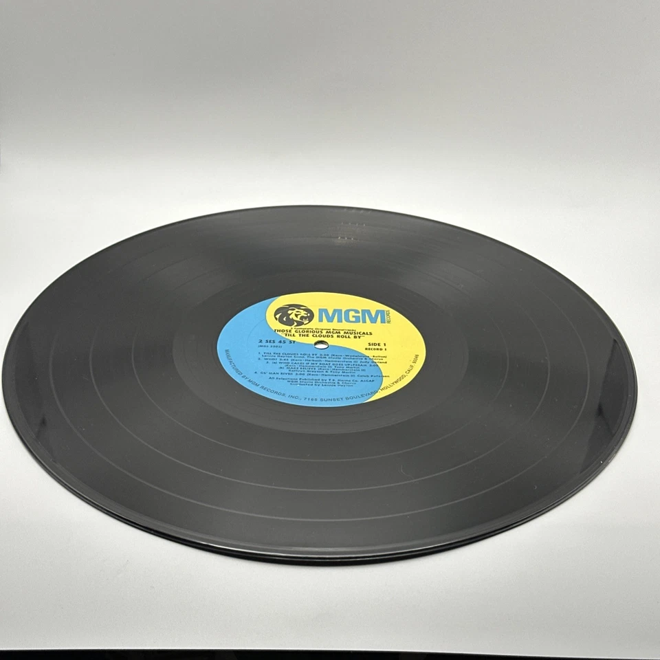 TILL THE CLOUDS ROLL BY + THREE LITTLE WORDS MGM MUSICALS LP 12" VINYL RECORD - Imagem 3 de 4