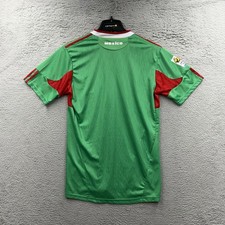 Rare Vintage Adidas Mexico 2008/09 Home Soccer Jersey Long Sleeve Medium FIFA