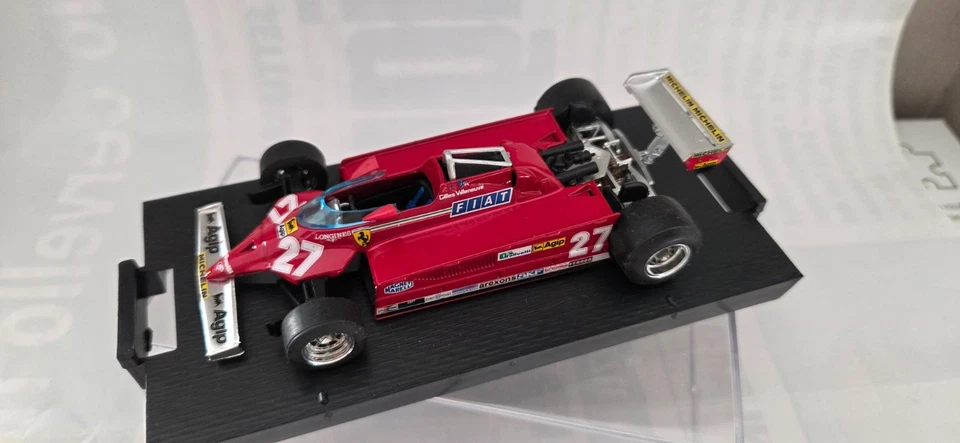 Ferrari  F1  126 CK Turbo   GP  MonteCarlo 1981    G.  Villeneuve  Brumm  1:43 - Immagine 2 di 3