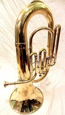 HAHAPA HANDMADE 3 VALVE BRASS EUPHONIUM BRASS MADE TUBA FREE CUSTOM DUTY FOR USA
