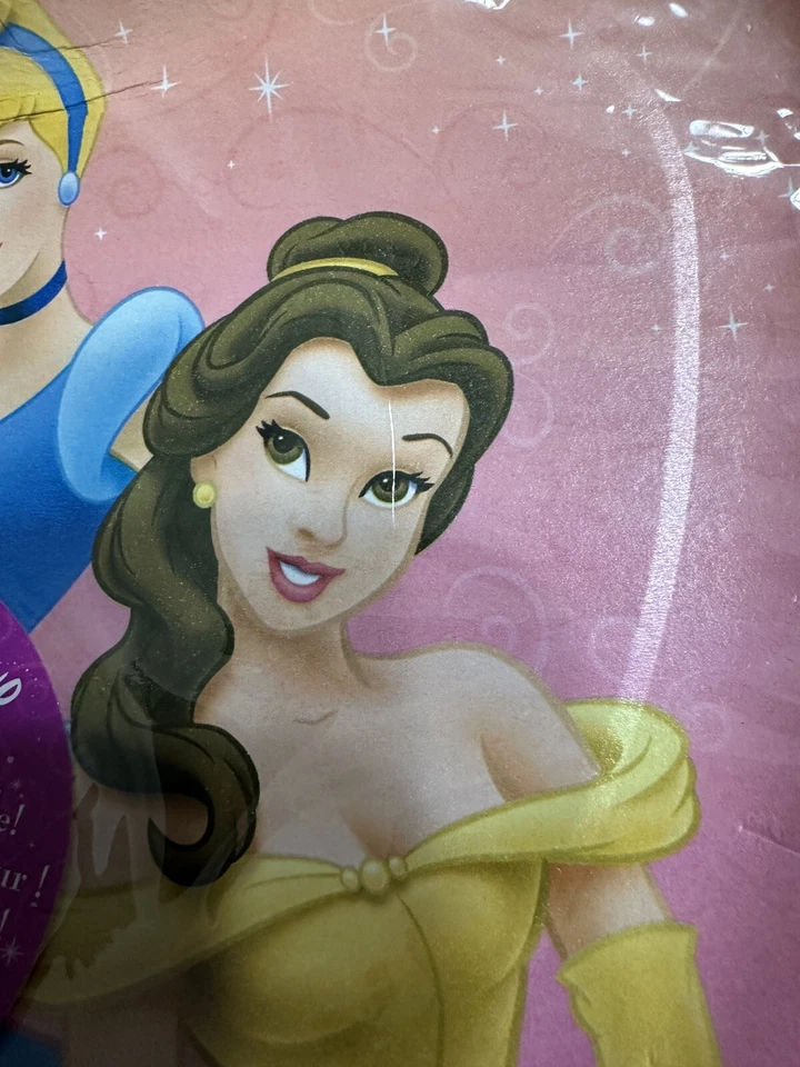 "Platos de fiesta de princesas Disney 2004 de colección 8 3/4"" en forma de corazón sello cumpleaños NUEVO Foto 4 de 4