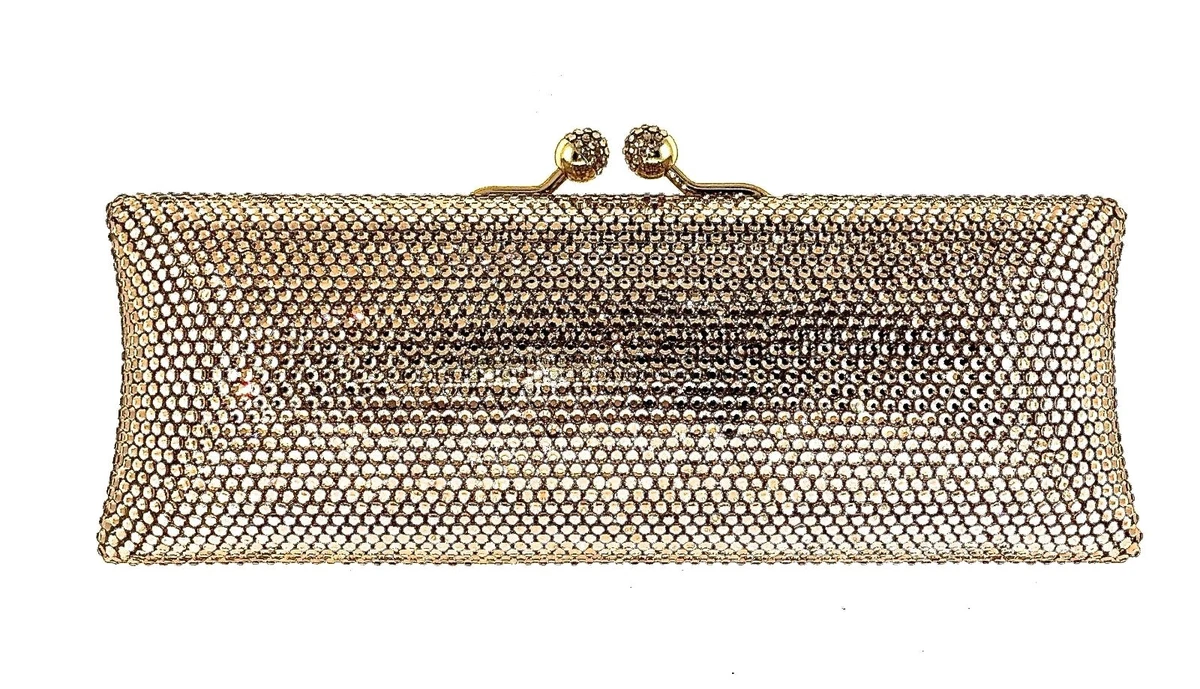 Snake Print Evening Clutch Bag
