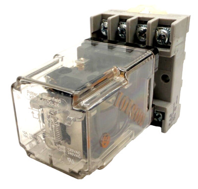 Tyco Electronics KRPA-11DG-24 Industrial Relay 120-250VAC 50/60HZ 3056 w/ Base