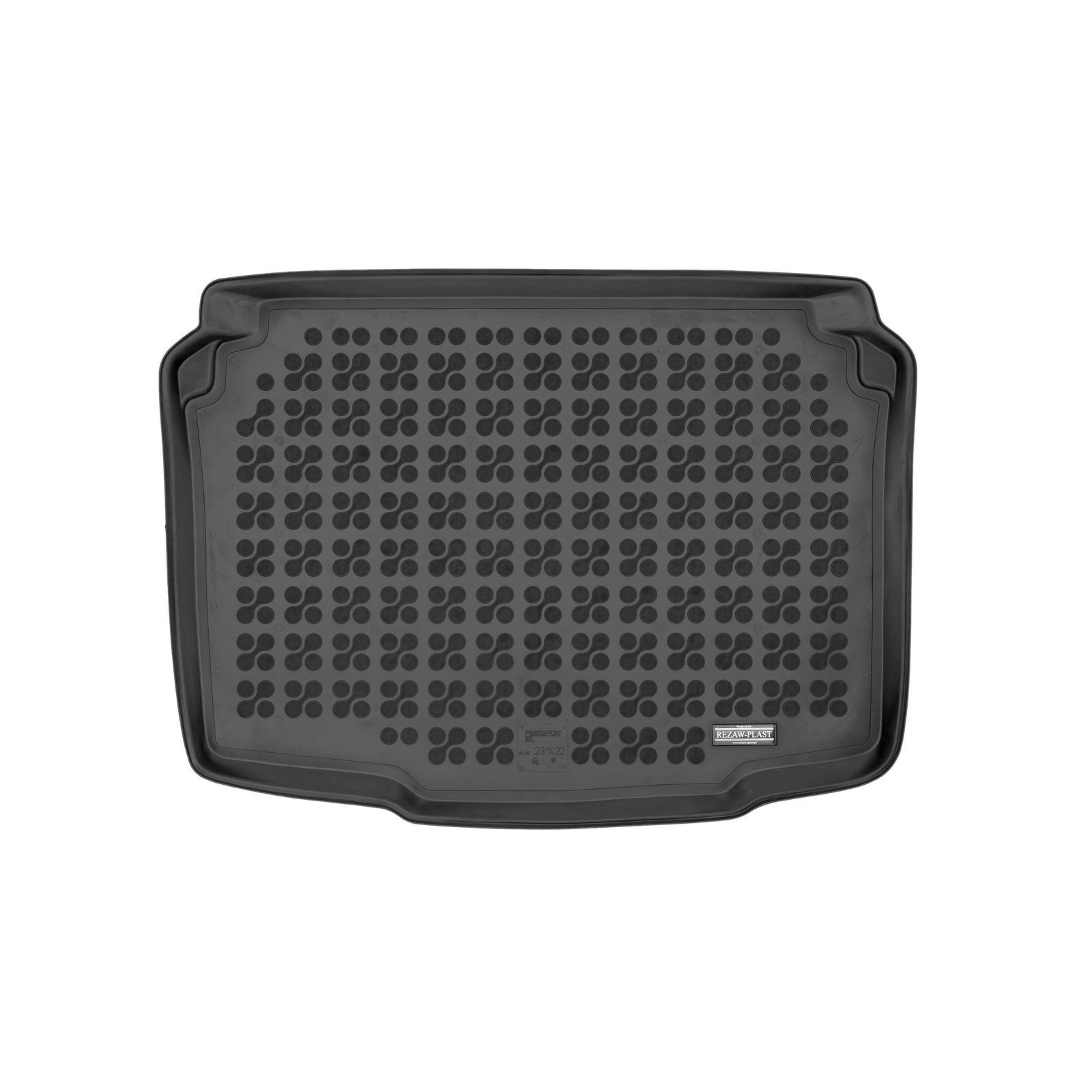 Tapis de coffre en caoutchouc TPE premium pour SEAT Ibiza IV années 2008 à 2017