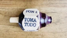 1 Wood Toma Todo, Pirinola De Madera Small Mexican Traditional Toy