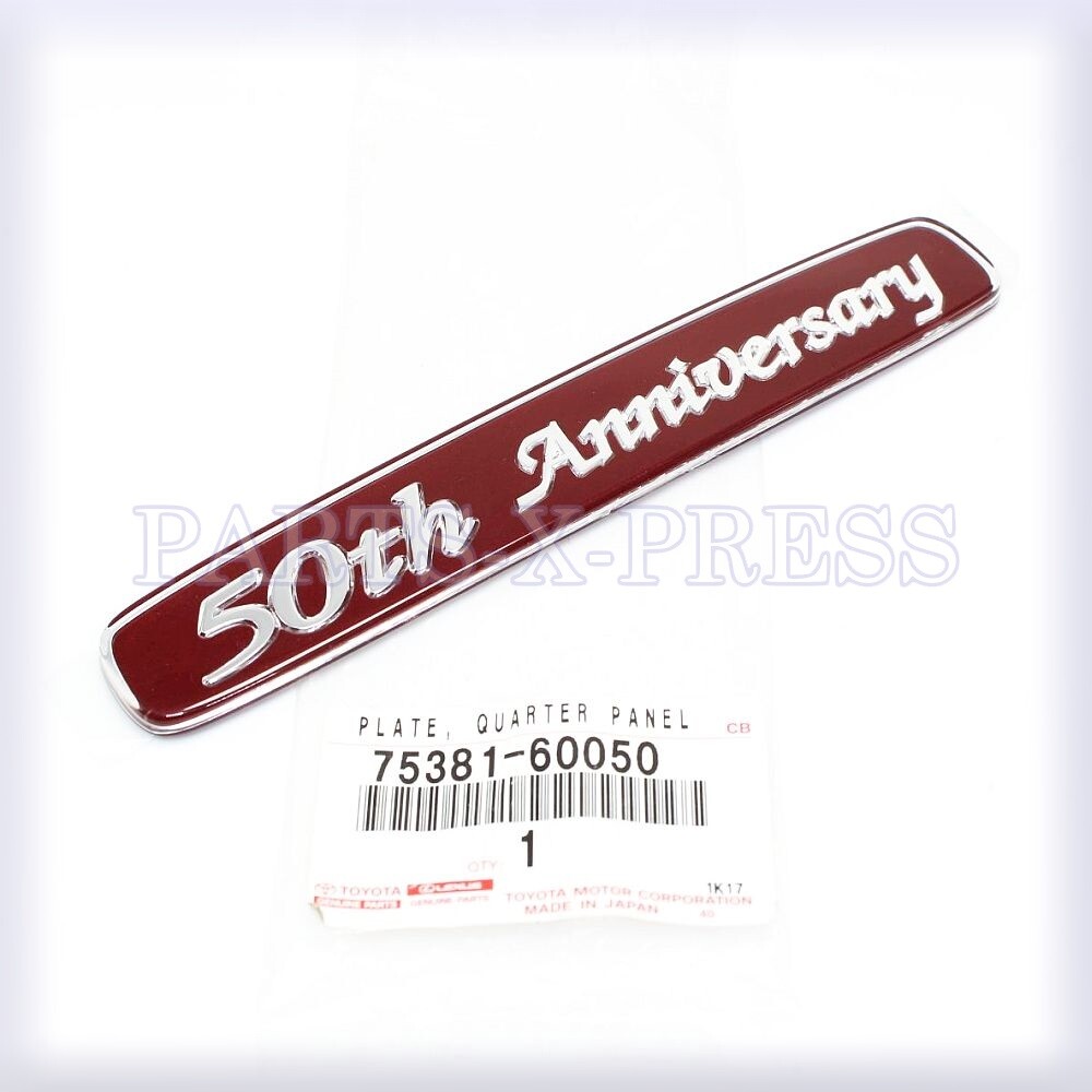 OEM GENUINE TOYOTA HOOD PANEL QUARTER EMBLEM BADGE 