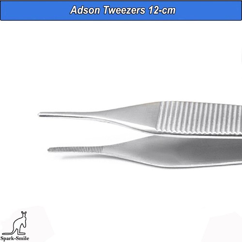 Microsurgery Locking Needle Holder TC Adson Tweezers Surgical Instruments Kit - Foto 3 di 9