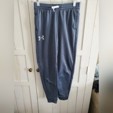 UNDER ARMOUR Boys YLG fitted coldgear grey Joggers