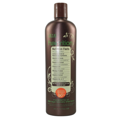 Zotos Hairtrition Macadamia Oil, Damage Recovery Shampoo, 10.1 oz.